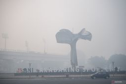 Kualitas udara di Natuna kurang sehat adanya kabut asap tipis