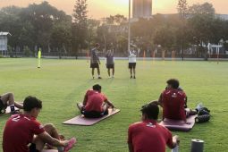Timnas Indonesia gelar latihan perdana jelang lawan Brunei Darussalam