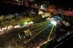 Disambut antusias, ribuan bikers honda bersatu di HBD regional 3 Pulau