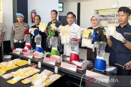 Polda Kalsel musnahkan 3,2 kilogram narkotika hasil tangkapan 78 tersangka