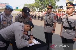 Kapolres Sukabumi Kota pimpin sertijab Kasatlantas