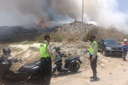 Polisi sebut TPA Suwung Denpasar terbakar diduga karena gas metana sampah