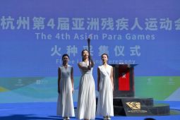 Api Asian Para Games Hangzhou dinyalakan di Guangzhou, China