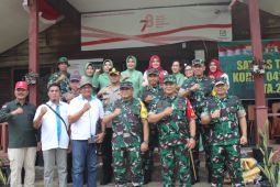 Tim pengawas dan evaluasi Mabesad tinjau program TMMD di Jambi