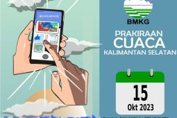 BMKG prakiraan seluruh wilayah Kalsel diguyur hujan ringan Ahad siang