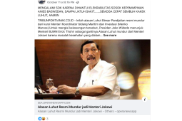 Jubir Menko Marves pastikan kabar Luhut Panjaitan mundur dari kabinet tidak benar