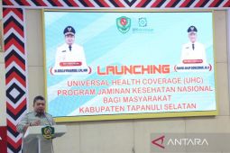Bupati launching UHC program JKN Tapsel, DPRD dukung penuh