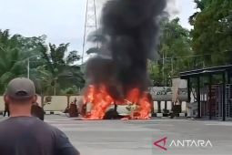 Kronologi mobil Innova terbakar saat isi BBM di SPBU Suak Puntong Nagan Raya, satu warga terbakar