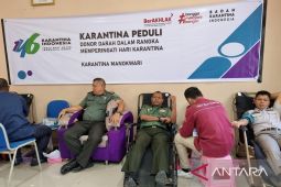 Karantina Pertanian Manokwari gelar donor darah