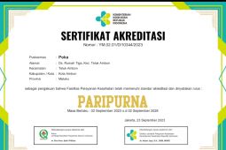 Puskesmas Poka Ambon raih akreditasi Paripurna dari Kemenkes RI karena mutu pelayanan
