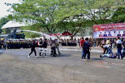 Polres HST gelar Sispamkota antisipasi konflik Pemilu 2024