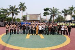 Polda Banten gelar pasukan Operasi Mantap Brata Maung kawal Pemilu 2024