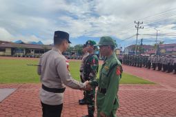 Polres Kapuas Hulu menyiapkan 564 personel amankan Pemilu