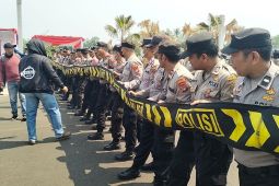 Polres Metro Depok gelar simulasi pengamanan tahapan pemilu 2024