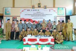 Tim KPK lakukan penilaian desa antikorupsi 2023 di Rejang Lebong