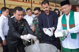 Pemkab apresiasi pemusnahan narkotika oleh Polresta  Deli Serdang