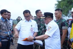 Pj Gubernur Kaltim tinjau lokasi pembangunan Bandara VVIP IKN