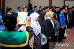 Pj Bupati Nagan Raya lantik puluhan pejabat baru di malam Jumat, ini komposisinya