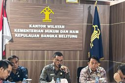 Kemenkumham Babel lakukan evaluasi Perda Ketenagakerjaan Bangka Selatan
