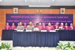 Kapolda Jambi hadiri rapat kerja Bhayangkari 2023