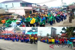 Ribuan santri ikuti jalan sehat gembira BSPPL dan HIPMI Palas