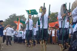 Ribuan santri lakukan kirab peringati HSN 2023 di Tasikmalaya