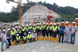 Progres pembangunan PLTA Batangtoru berjalan 42 persen