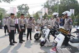 Polresta Tangerang terima hibah 10 unit kendaraan listrik