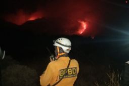 Kebakaran hutan Papandayan Garut jauh dari pemukiman warga