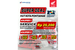 AHASS Kalbar tawarkan beragam promo spesial HUT Kota Pontianak