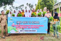Program "SMGP goes to school" di SMP Negeri I Puncak Sorik Marapi
