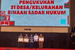 Kemenkumham Banten kukuhkan 51 Desa/Kelurahan binaan Sadar Hukum