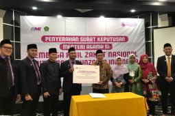Baitul Maal Munzalan Kalbar terima SK LAZ BMI dari Kemenag RI