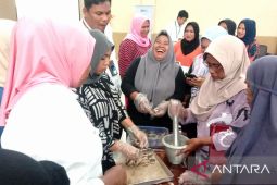 PNM Ambon bantu kaum ibu di Batu Merah kembangkan abon ikan