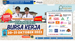 Disnaker Depok gelar bursa kerja 30-31 Oktober 2023 turunkan angka pengangguran