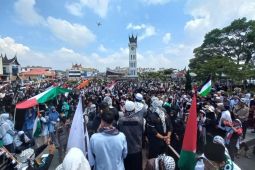 Ribuan warga hadiri aksi bela Palestina di Bukittinggi
