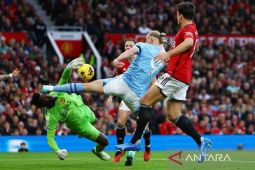 Hasil Manchester United vs Manchester City berakhir imbang tanpa gol