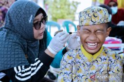 Kodim 0431/Bangka Barat menggelar dapur masuk sekolah di Kelapa