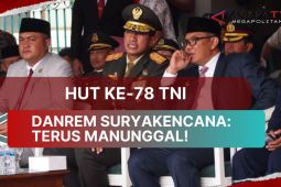 HUT ke-78 TNI, Danrem Suryakencana: Terus manunggal!