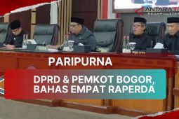 Paripurna DPRD dan Pemkot Bogor, bahas empat raperda