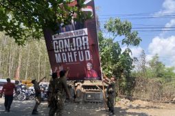 Baliho Ganjar-Mahfud di Bali dicopot demi jaga netralitas