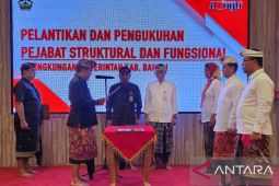 Bupati Bangli lantik puluhan pejabat struktural dan fungsional