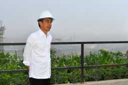 Presiden Jokowi letakkan batu pertama PLTS IKN Nusantara