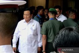 Menhan Prabowo ditanya soal boikot produk Israel: "Perjuangan kita jelas"