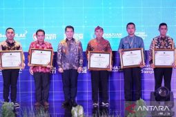 Kemenkumham Babel Raih Penghargaan dari Ditjen Kekayaan Intelektual atas PKS dengan Instansi Penegakkan Hukum