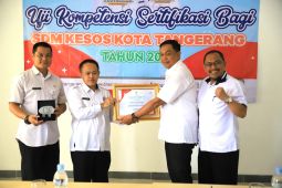 Dinsos raih penghargaan gelar uji kompetensi peserta terbanyak