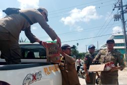 Satpol PP Belitung amankan ratusan kaleng minuman keras tanpa izin penjualan