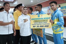 Atlet peraih medali Porprov dapat bonus dari Bupati Serang