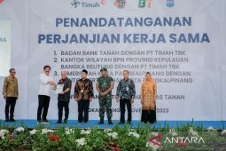 Menteri Hadi Tjahjanto apresiasi perjanjian kerja sama dengan Pemkot Pangkalpinang