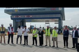 Tol Tebing Tinggi-Indrapura dan Indrapura-Lima Puluh beroperasi tanpa tarif